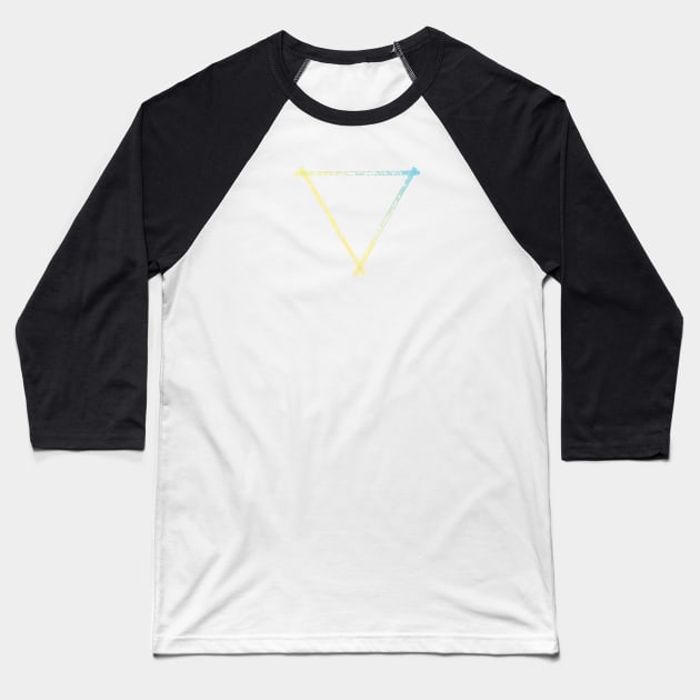 Triangle Baseball T-Shirt by Blacklinesw9